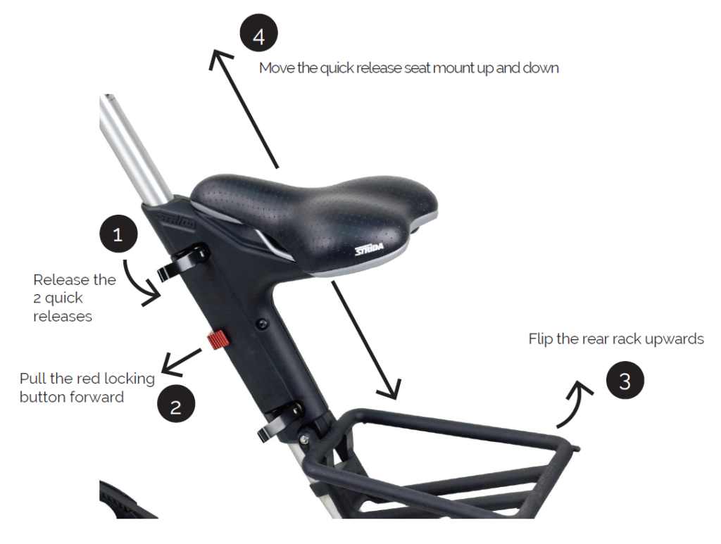 How can I move the Quick Release seat mount?